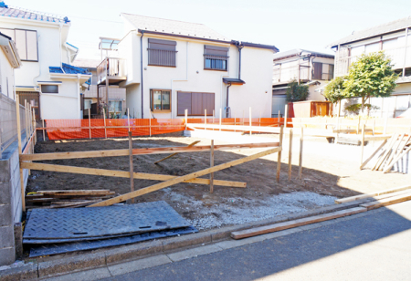 現地外観写真 外観■暮らしを彩る充実した設備仕様が備わった新築戸建
