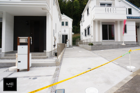 現地外観写真 外観■暮らしを彩る充実した設備仕様が備わった新築戸建