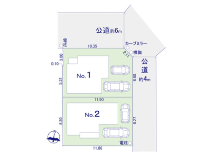 周辺環境 幼稚園・保育園 517m 認定こども園相模野幼稚園